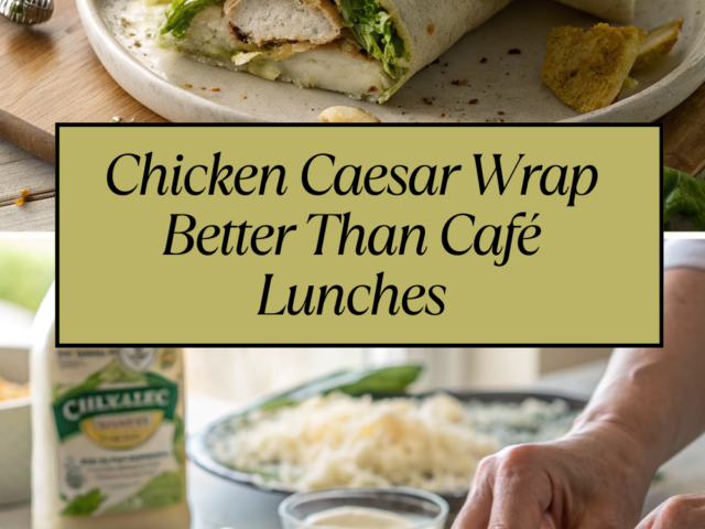 Chicken Caesar Wrap Better Than Café Lunches