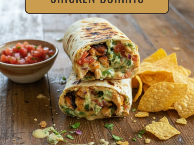 Chipotle Ranch Chicken Burrito