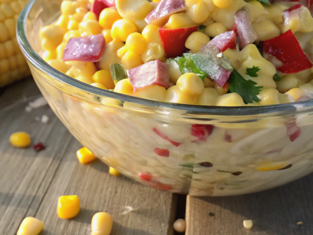Creamy Corn Salad Perfect for BBQs