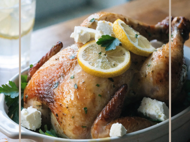Greek Chicken with Lemon and Feta