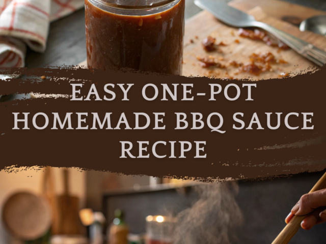 Easy One-Pot Homemade BBQ Sauce Recipe