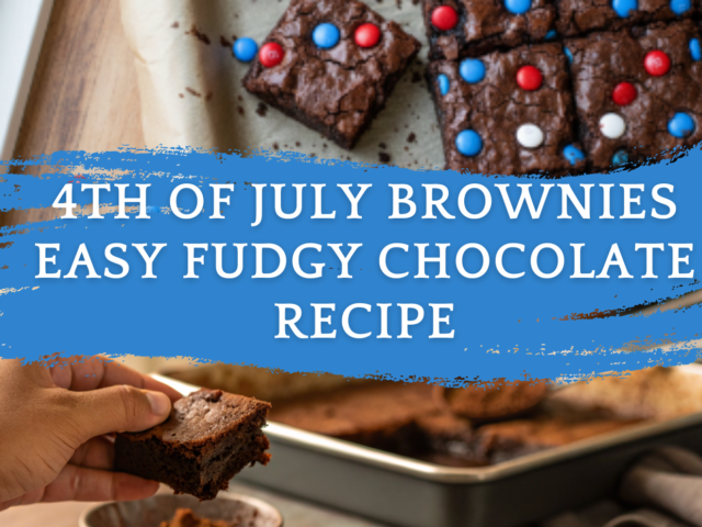4th of July Brownies Easy Fudgy Chocolate Recipe