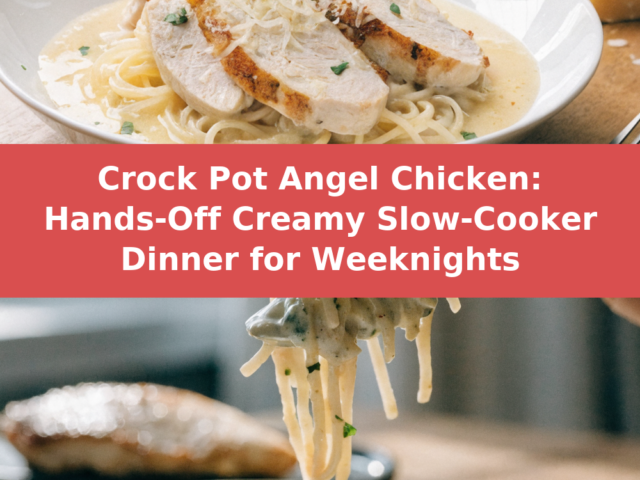 Crock Pot Angel Chicken with Creamy Italian Sauce