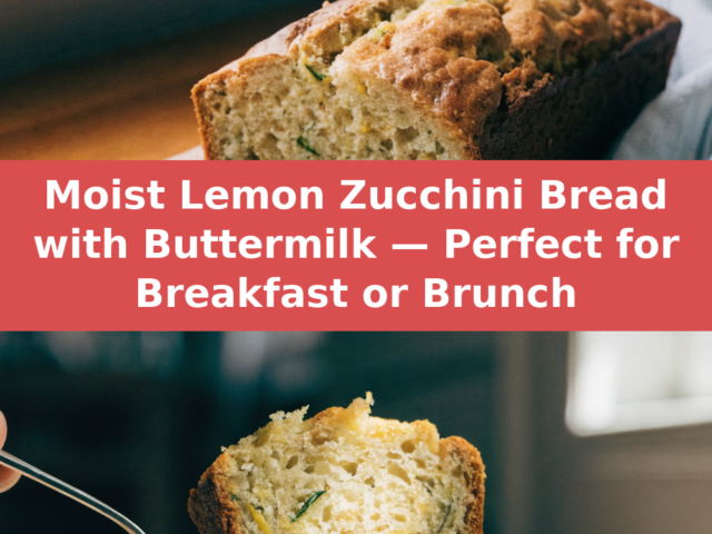 Lemon Zucchini Bread